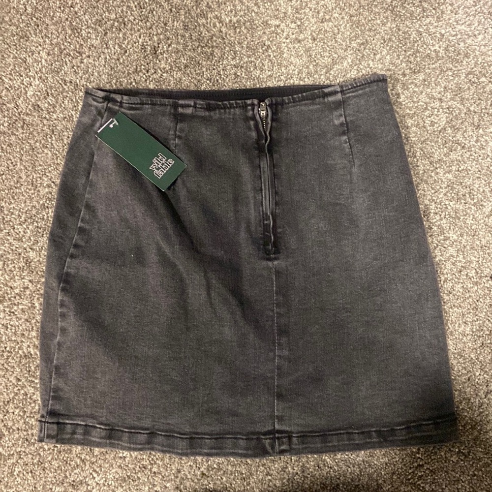 Wild fable Jean skirt